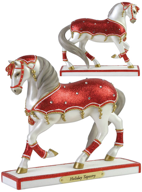 Trail of Painted Ponies 2018 Nutcracker Sweet Dillards Exclusive Christmas Holiday 10.5 Resin Horse Figurine
