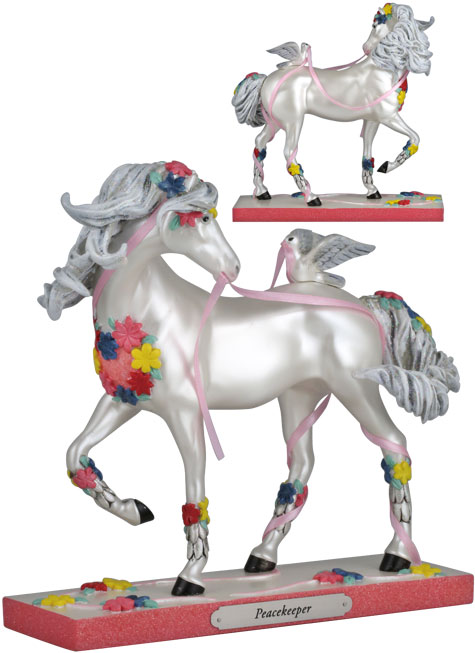 New Enesco Trail of Painted Ponies Horse of the Rising Sun Yellow Orange Culture 